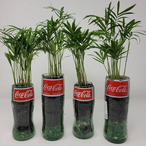 Green Hope Project recycled bottle planters