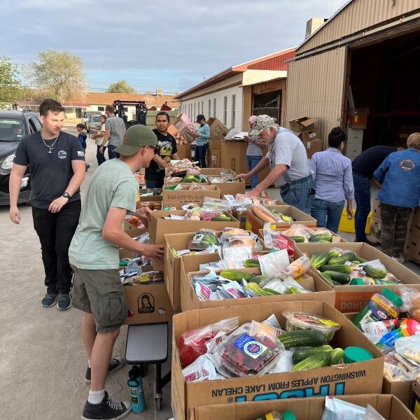Over 200 food baskets are distributed every Saturday morning, supplying needed food to families in need, but also ample volunteer opportunities!